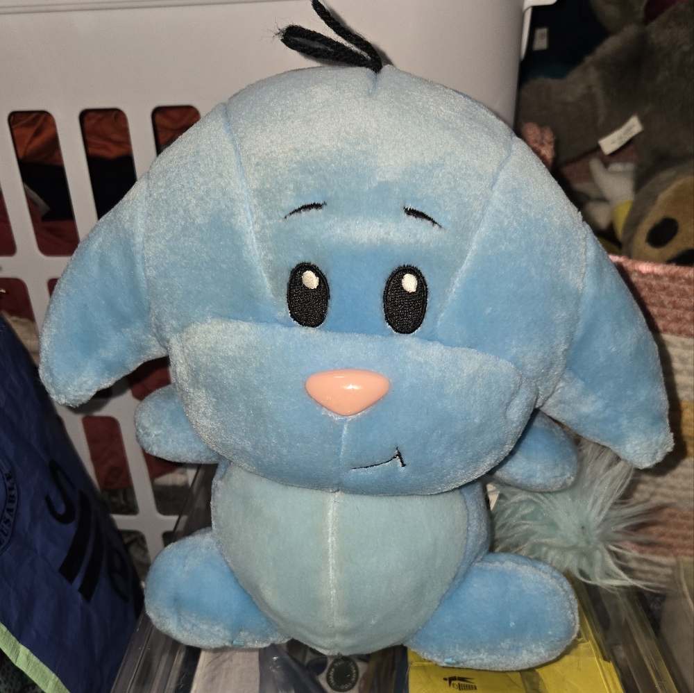 Vintage Neopets Kacheek 2003 Blue Plush Interactive Thinkway Toy WORKS